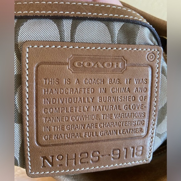 Coach Cognac Vintage bleeker leather Bucket Bag 9118 pristine condition inside - Picture 3 of 4